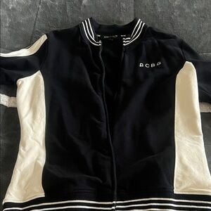 BCBG Girls Black and Cream Jacket